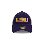 LSU New Era 940 Cotton Trucker Mesh Adjustable Hat